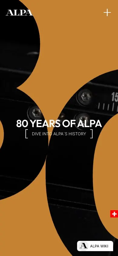 ALPA website, mobile screenshot