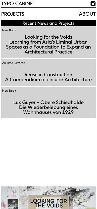Ludovic Balland website, mobile screenshot