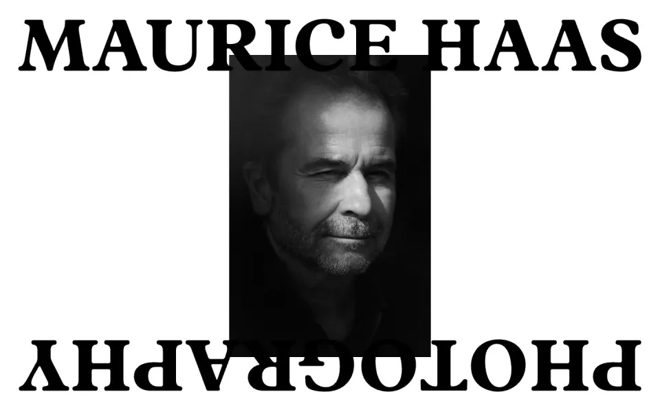 Maurice Haas website, desktop homepage