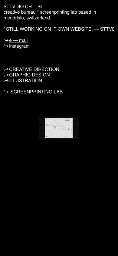 STTVDIO website, mobile screenshot