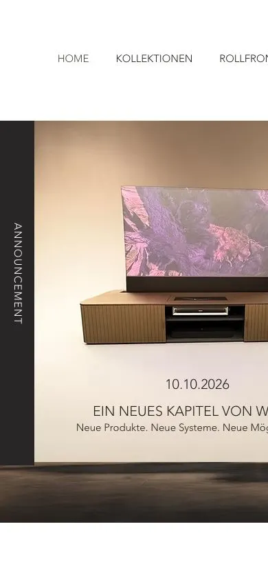 WOGG website, mobile screenshot
